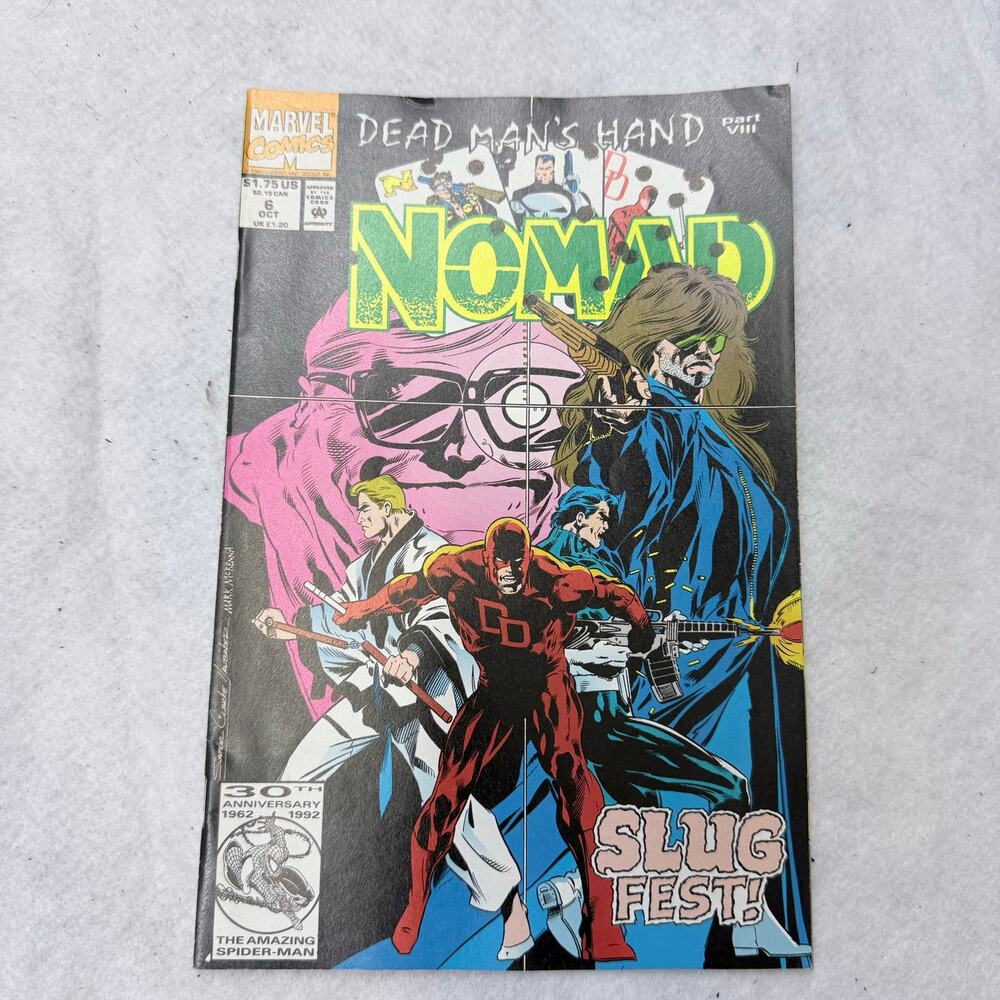 Nomad Dead Man's Hand Part VIII 6 Oct 1992 Marvel Comic Book